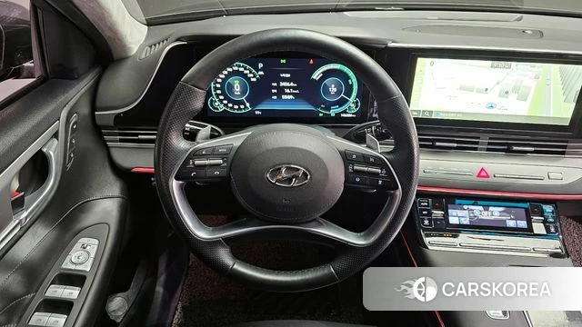 Hyundai The New Grandeur IG Hybrid 2021 Серый из Кореи, фото 4
