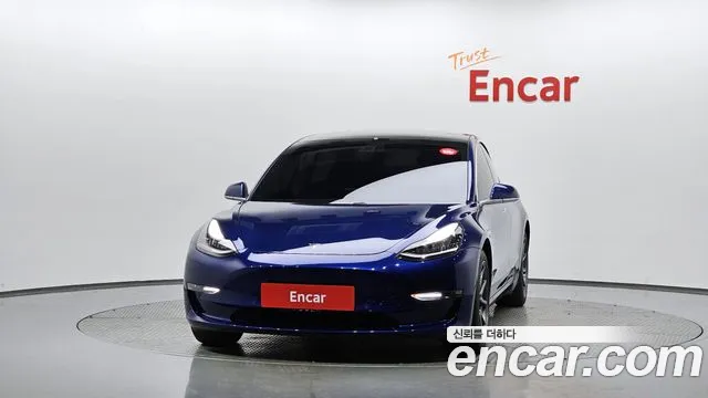 Tesla Model 3 2019 Синий из Кореи, фото 4