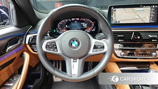 BMW 5 Series (G30) 2021 Черный из Кореи, фото 4