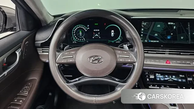 Hyundai The New Grandeur IG Hybrid 2019 Серебристо-серый из Кореи, фото 4