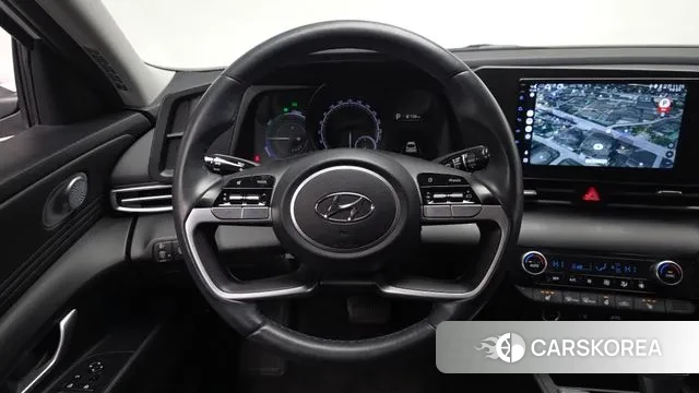 Hyundai Avante Hybrid (CN7) 2022 Белый из Кореи, фото 4