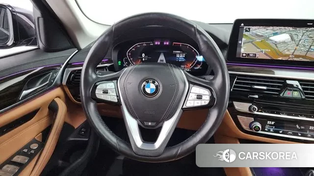 BMW 5 Series (G30) 2021 Черный из Кореи, фото 4