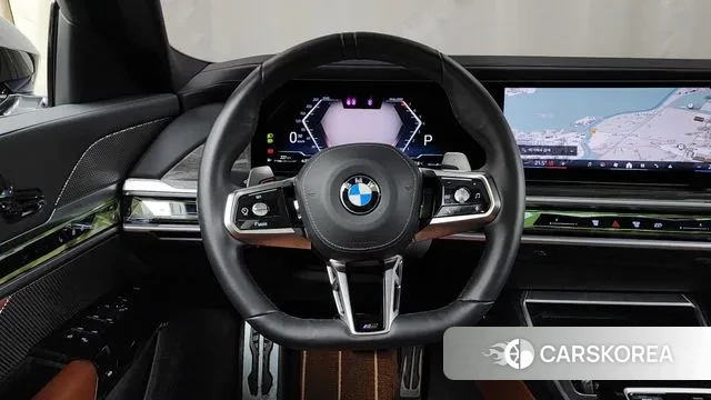 BMW 7 Series (G70) 2023 Черный из Кореи, фото 4