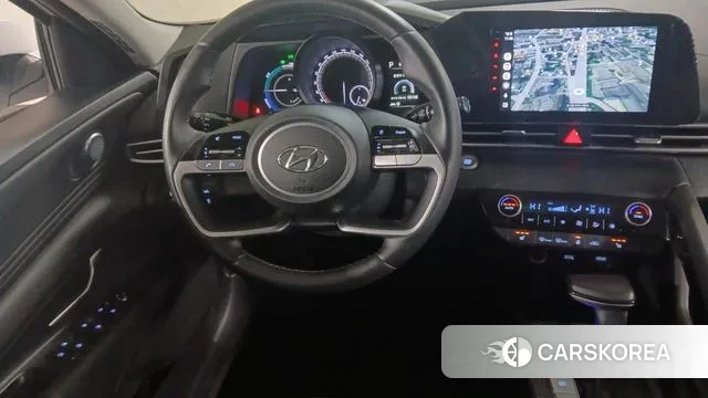 Hyundai Avante Hybrid (CN7) 2022 Белый из Кореи, фото 4