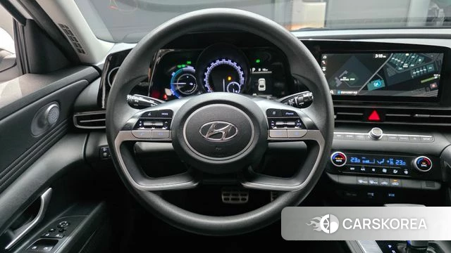 Hyundai Avante Hybrid (CN7) 2021 Белый из Кореи, фото 4