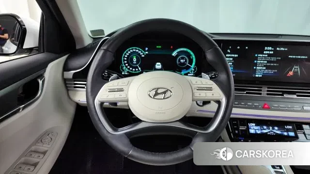Hyundai The New Grandeur IG Hybrid 2021 Белый из Кореи, фото 4