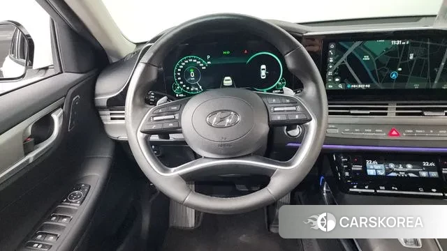 Hyundai The New Grandeur IG Hybrid 2019 Белый из Кореи, фото 4