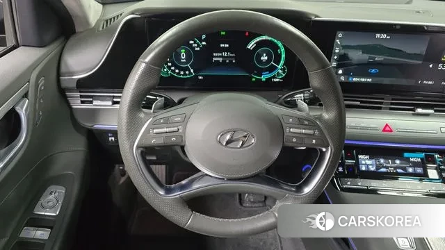 Hyundai The New Grandeur IG Hybrid 2019 Серый из Кореи, фото 4