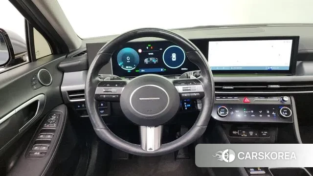 Hyundai Sonata D Edge Hybrid (DN8) 2023 Светло-серебряный цвет из Кореи, фото 4