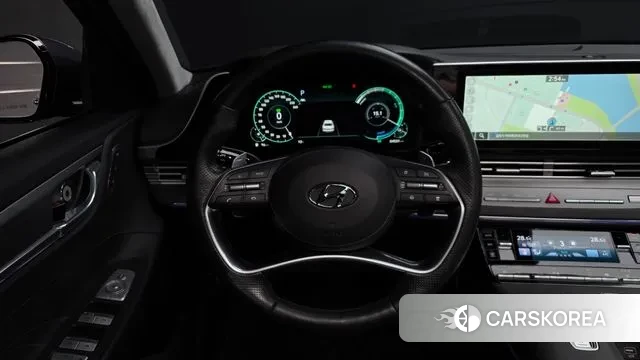 Hyundai The New Grandeur IG Hybrid 2020 Синий из Кореи, фото 4