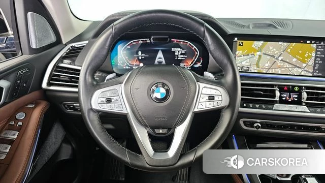 BMW X7 (G07) 2021 Черный из Кореи, фото 4