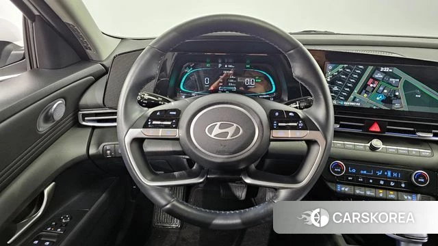 Hyundai The New Avante Hybrid (CN7) 2024 Белый из Кореи, фото 4