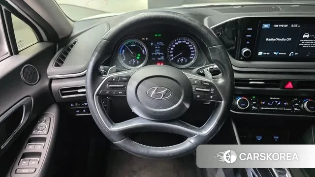 Hyundai Sonata Hybrid (DN8) 2020 Белый из Кореи, фото 4