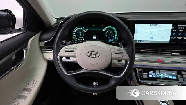 Hyundai The New Grandeur IG Hybrid 2021 Белый из Кореи, фото 4