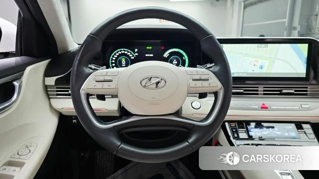 Hyundai The New Grandeur IG Hybrid 2022 Белый из Кореи, фото 4