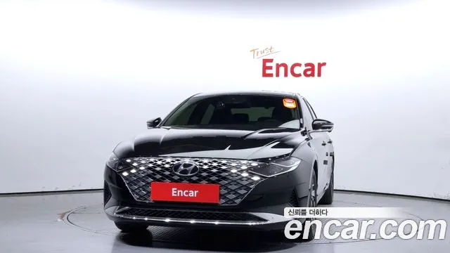 Hyundai The New Grandeur IG Hybrid 2022 Черный из Кореи, фото 4