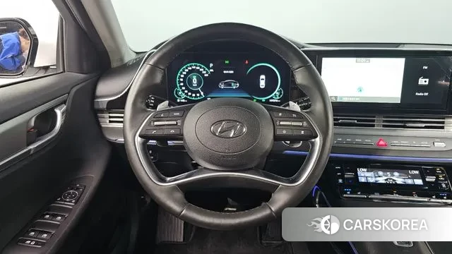 Hyundai The New Grandeur IG Hybrid 2022 Белый из Кореи, фото 4
