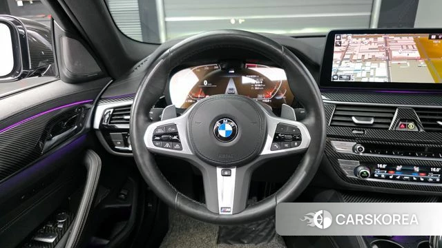 BMW 5 Series (G30) 2022 Синий из Кореи, фото 4