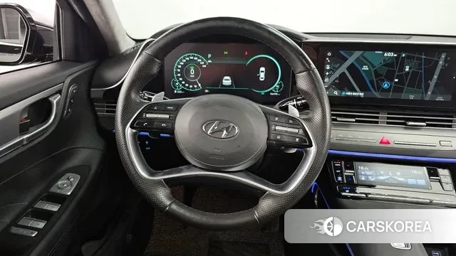 Hyundai The New Grandeur IG Hybrid 2020 Черный из Кореи, фото 4