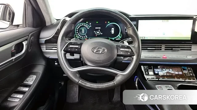 Hyundai The New Grandeur IG Hybrid 2020 Белый из Кореи, фото 4