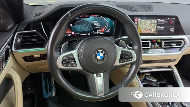 BMW 4 Series (G22) 2021 Зеленый из Кореи, фото 4