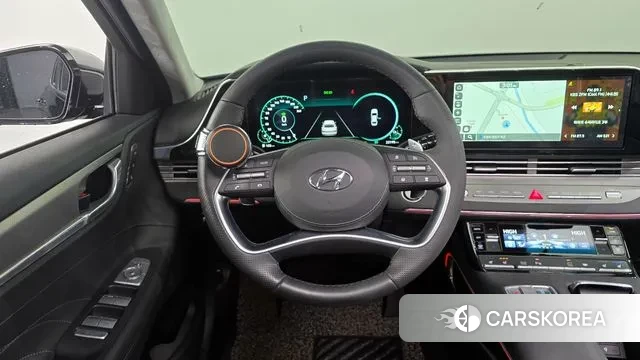 Hyundai The New Grandeur IG Hybrid 2021 Черный из Кореи, фото 4