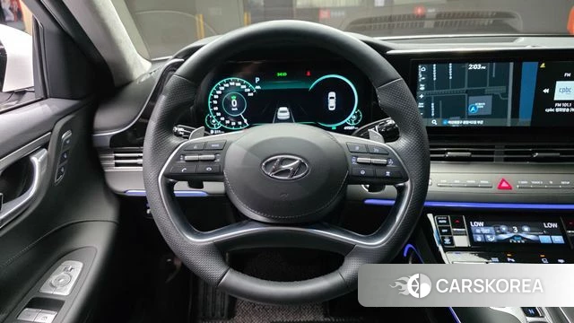 Hyundai The New Grandeur IG Hybrid 2021 Белый из Кореи, фото 4