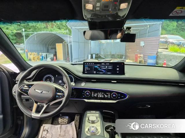Genesis GV70 2021 Синий из Кореи, фото 4