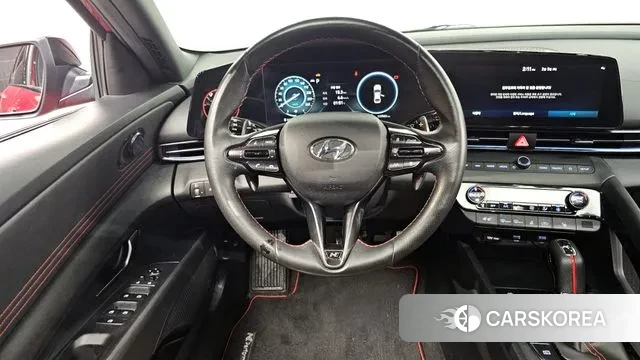 Hyundai Avante (CN7) 2021 Красный из Кореи, фото 4