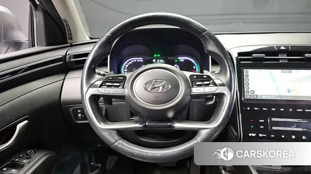 Hyundai Tucson Hybrid (NX4) 2021 Белый из Кореи, фото 4