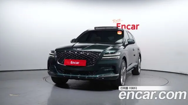 Genesis GV80 2023 Темно-зеленый из Кореи, фото 4