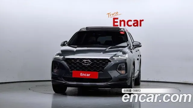 Hyundai Santa Fe TM 2018 Темно-зеленый из Кореи, фото 4