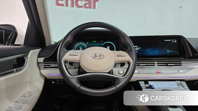 Hyundai The New Grandeur IG Hybrid 2021 Белый из Кореи, фото 4