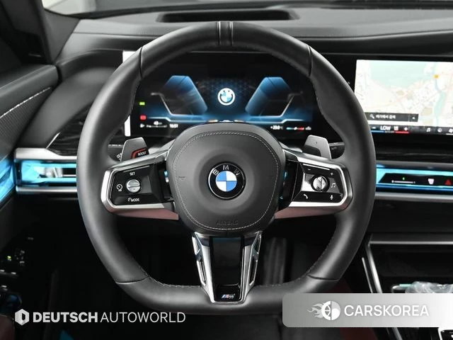 BMW 7 Series (G70) 2024 Черный из Кореи, фото 4