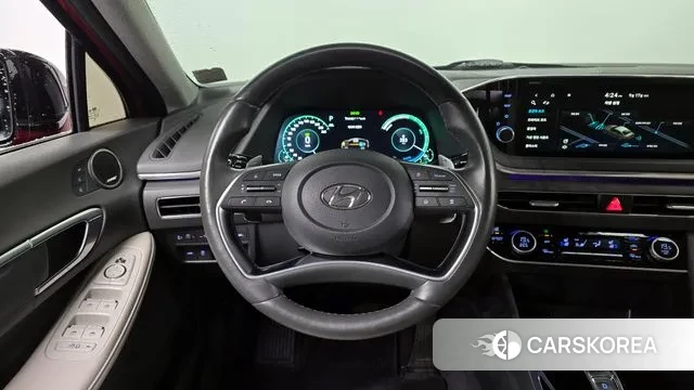 Hyundai Sonata Hybrid (DN8) 2020 Красный из Кореи, фото 4