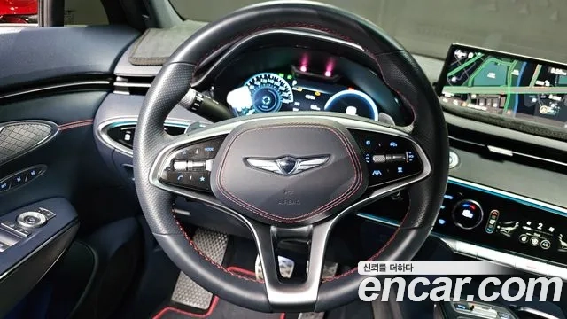 Genesis GV70 2021 Красный из Кореи, фото 4