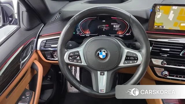 BMW 5 Series (G30) 2022 Черный из Кореи, фото 4