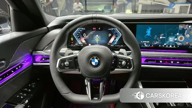 BMW 7 Series (G70) 2024 Черный из Кореи, фото 4