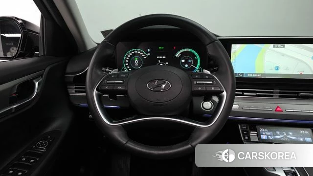 Hyundai The New Grandeur IG Hybrid 2021 Черный из Кореи, фото 4