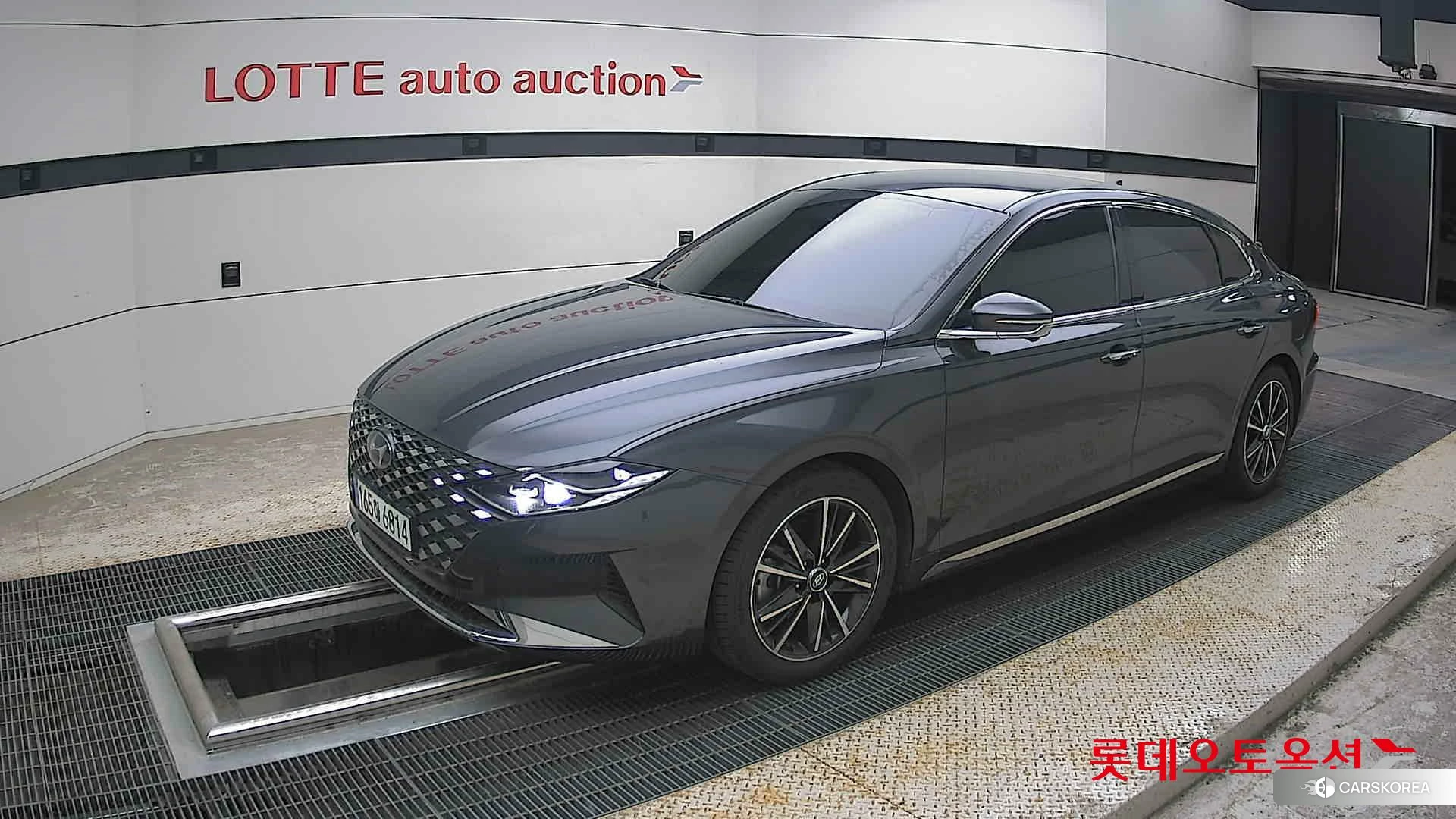 Hyundai Grandeur 2022 Nocturne Grey Metallic из Кореи, фото 4