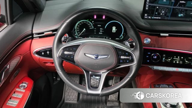 Genesis GV70 2021 Красный из Кореи, фото 4