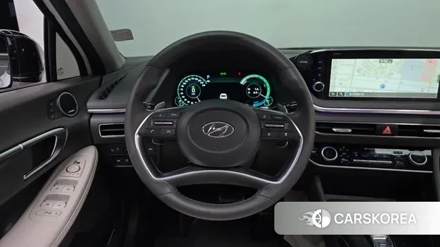 Hyundai Sonata Hybrid (DN8) 2021 Белый из Кореи, фото 4