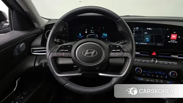 Hyundai The New Avante Hybrid (CN7) 2023 Черный из Кореи, фото 4