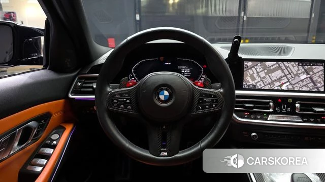 BMW M3 (G80) 2021 Черный из Кореи, фото 4