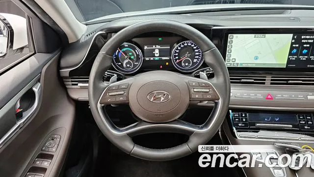 Hyundai The New Grandeur IG Hybrid 2022 Белый из Кореи, фото 4