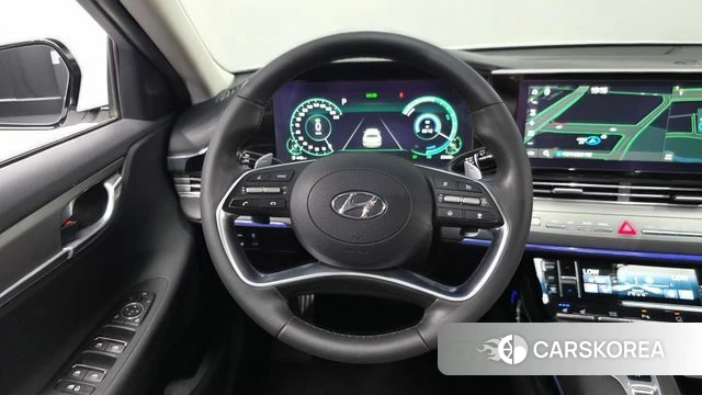 Hyundai The New Grandeur IG Hybrid 2022 Белый из Кореи, фото 4