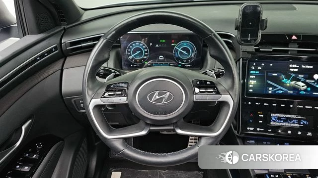 Hyundai Tucson Hybrid (NX4) 2023 Белый из Кореи, фото 4