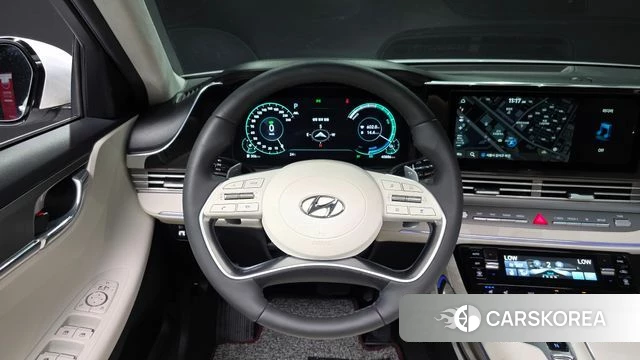 Hyundai The New Grandeur IG Hybrid 2022 Белый из Кореи, фото 4