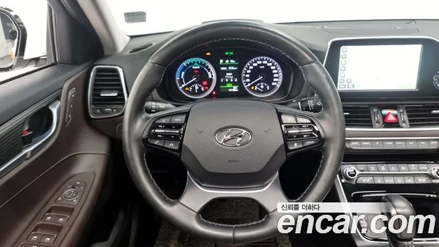 Hyundai Grandeur IG Hybrid 2018 Белый из Кореи, фото 4