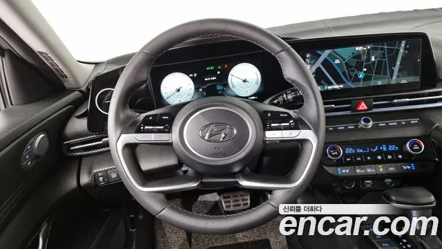 Hyundai Avante Hybrid (CN7) 2021 Серый из Кореи, фото 4